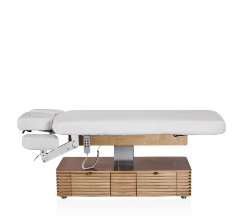 Электрический стационарный массажный стол NESS-C Salon-Oak c электроприводом