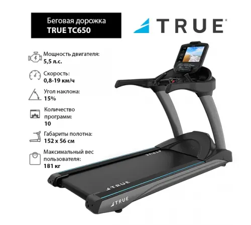Беговая дорожка TRUE TC650 c консолью Envision16