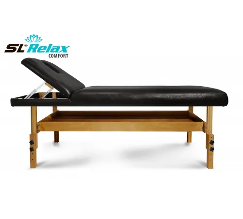 Массажный стол Relax Comfort черная кожа (№4)
